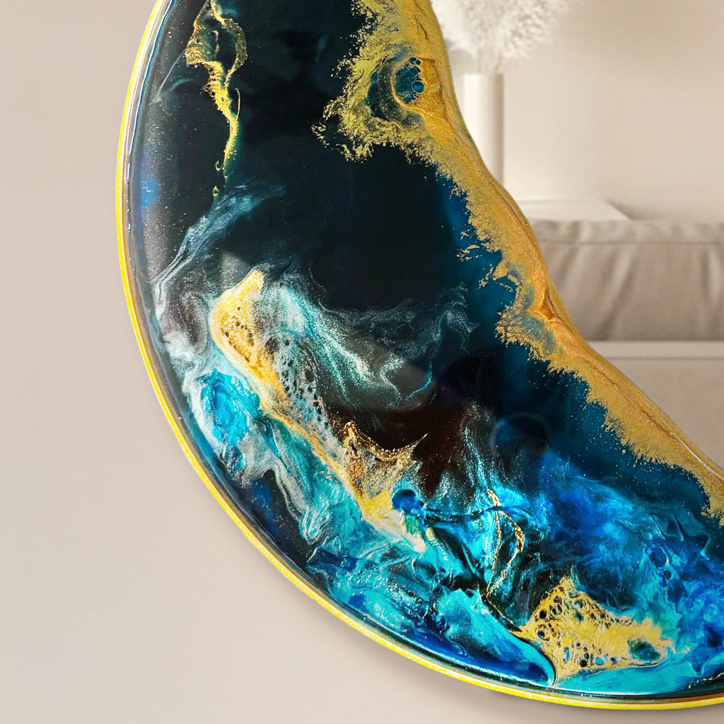 Half Moon – Ocean Tide Wall Décor Mirror