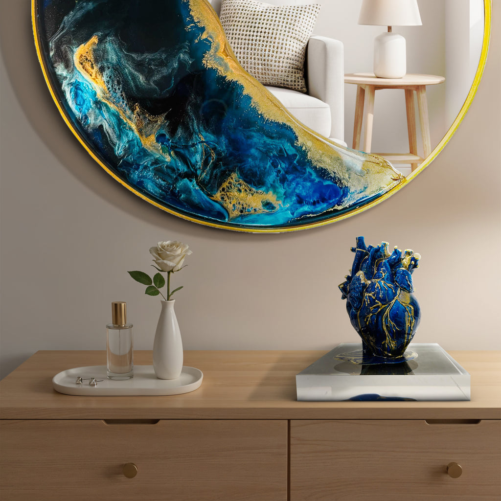 Half Moon – Ocean Tide Wall Décor Mirror