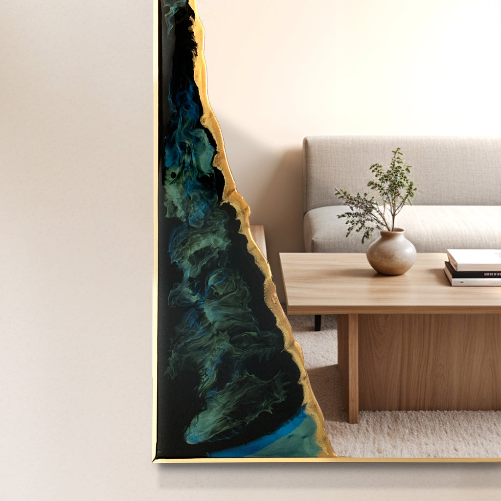 Tidal Passage – 63” Arch Wall Décor Mirror