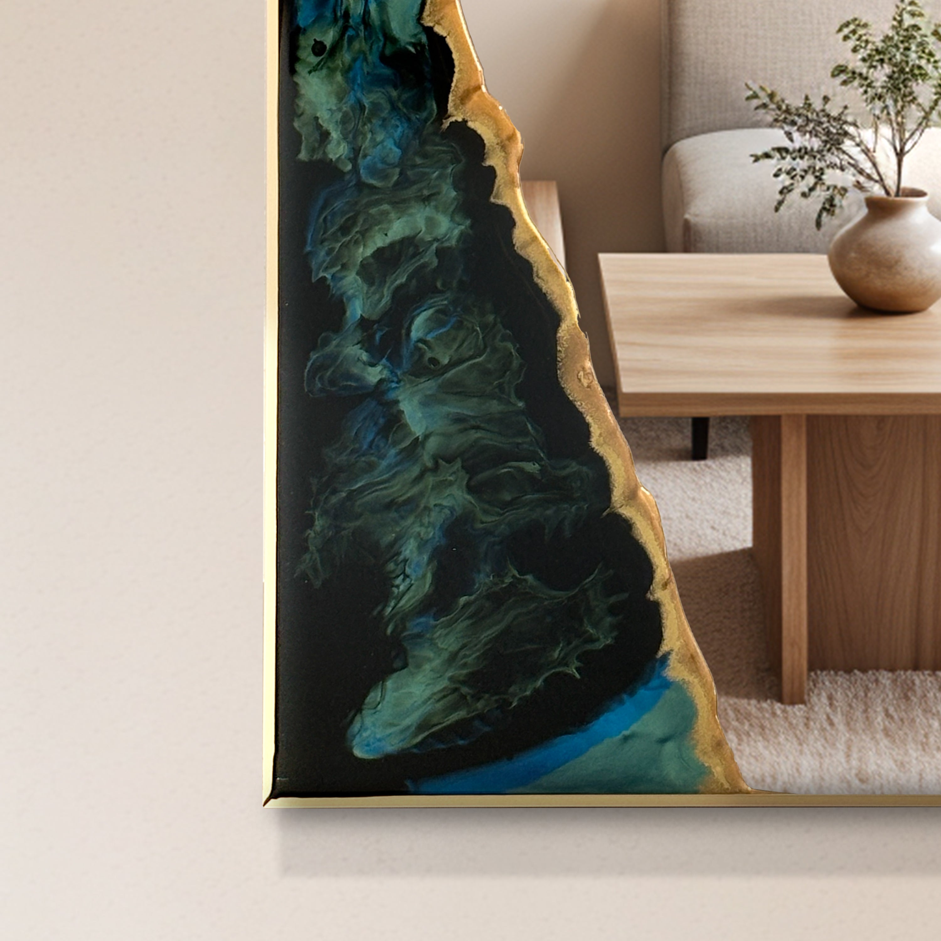 Tidal Passage – 63” Arch Wall Décor Mirror