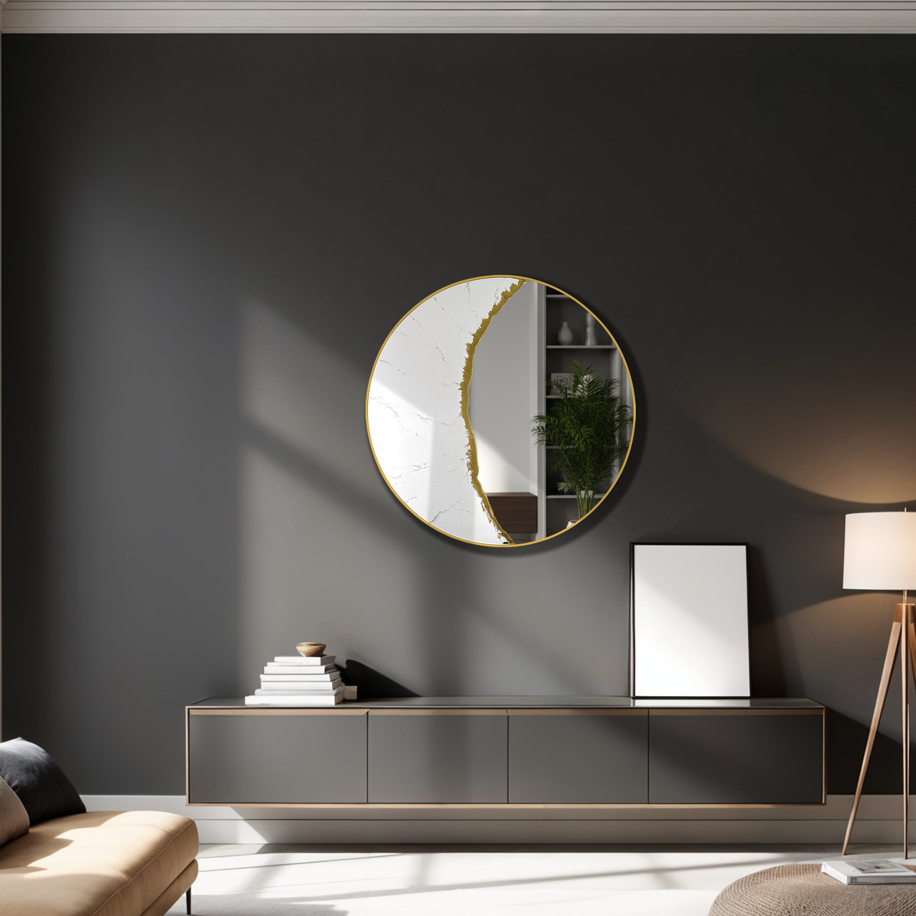 Gilded Eclipse - Wall Décor Mirror