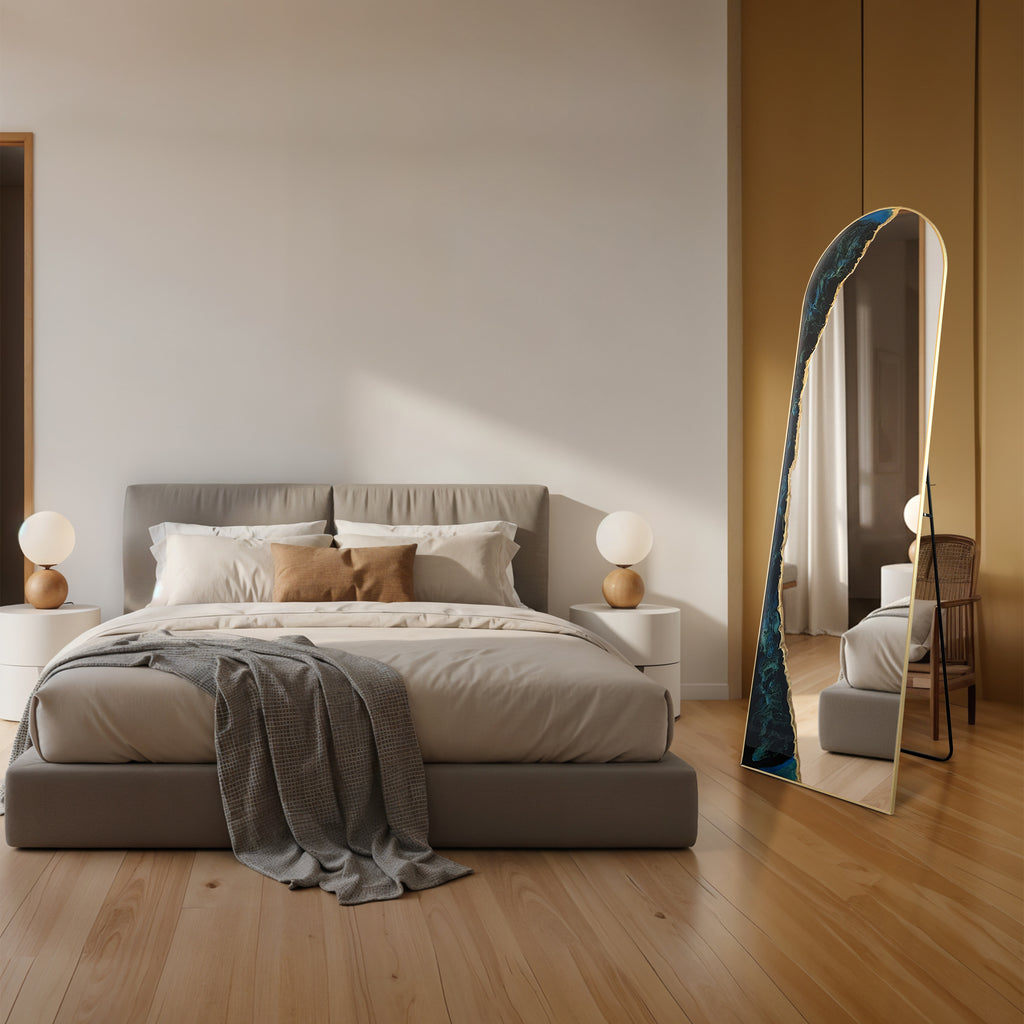 Tidal Passage – 63” Arch Wall Décor Mirror