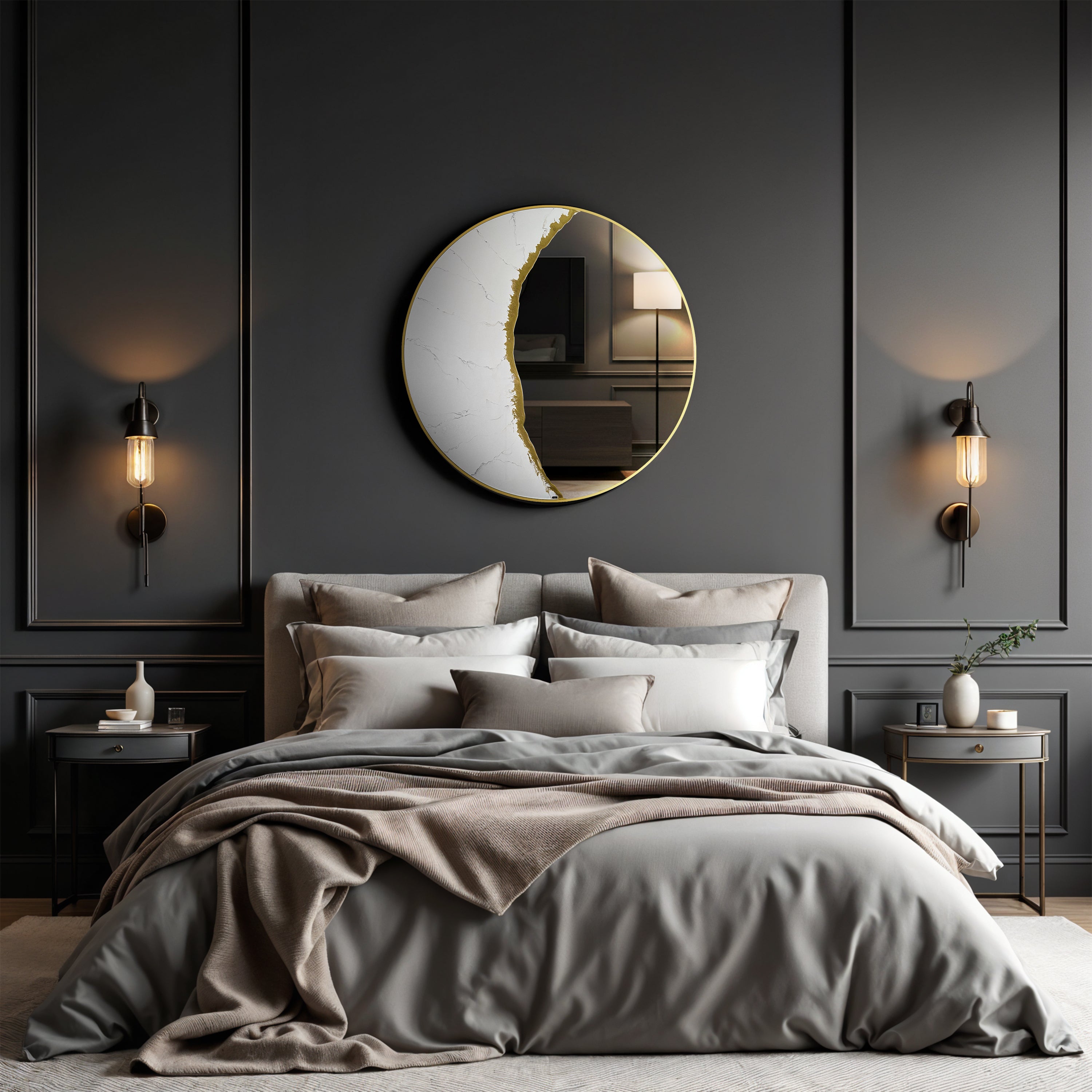 Gilded Eclipse - Wall Décor Mirror