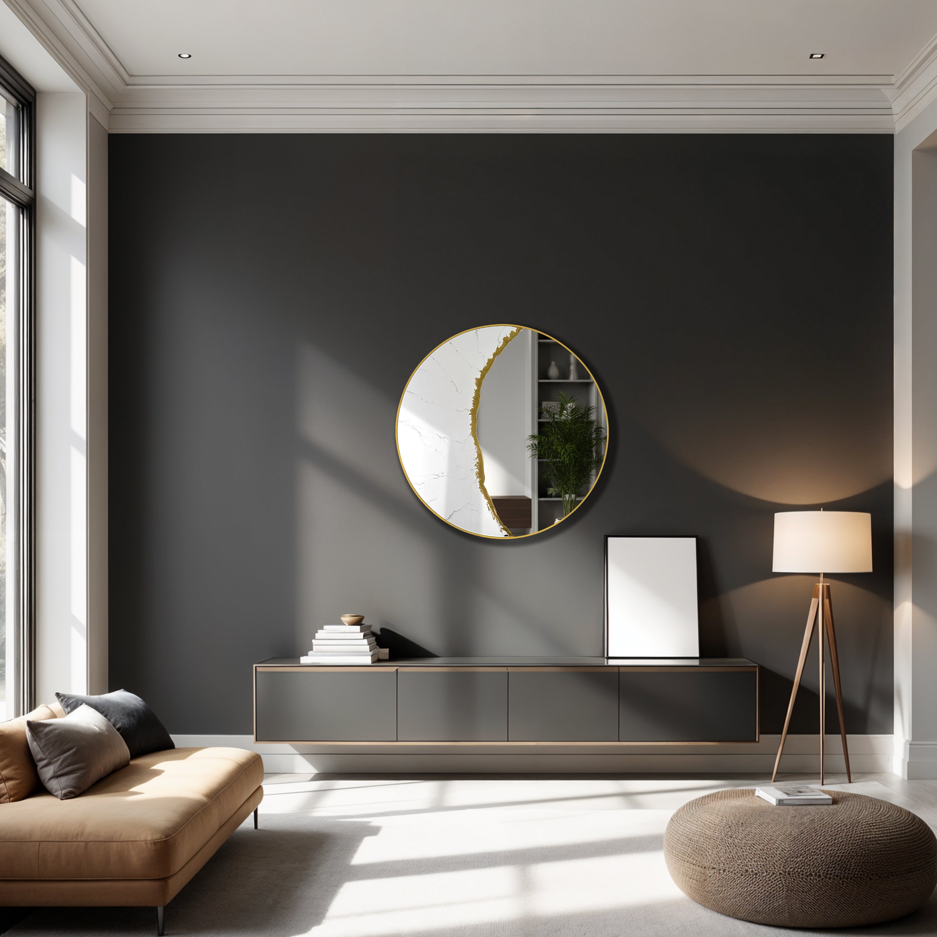 Gilded Eclipse - Wall Décor Mirror